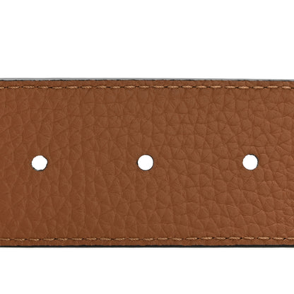 Louis Vuitton Taurillon Calfskin 30mm LV Initiales Reversible Belt 90 36 Black 4 of 7