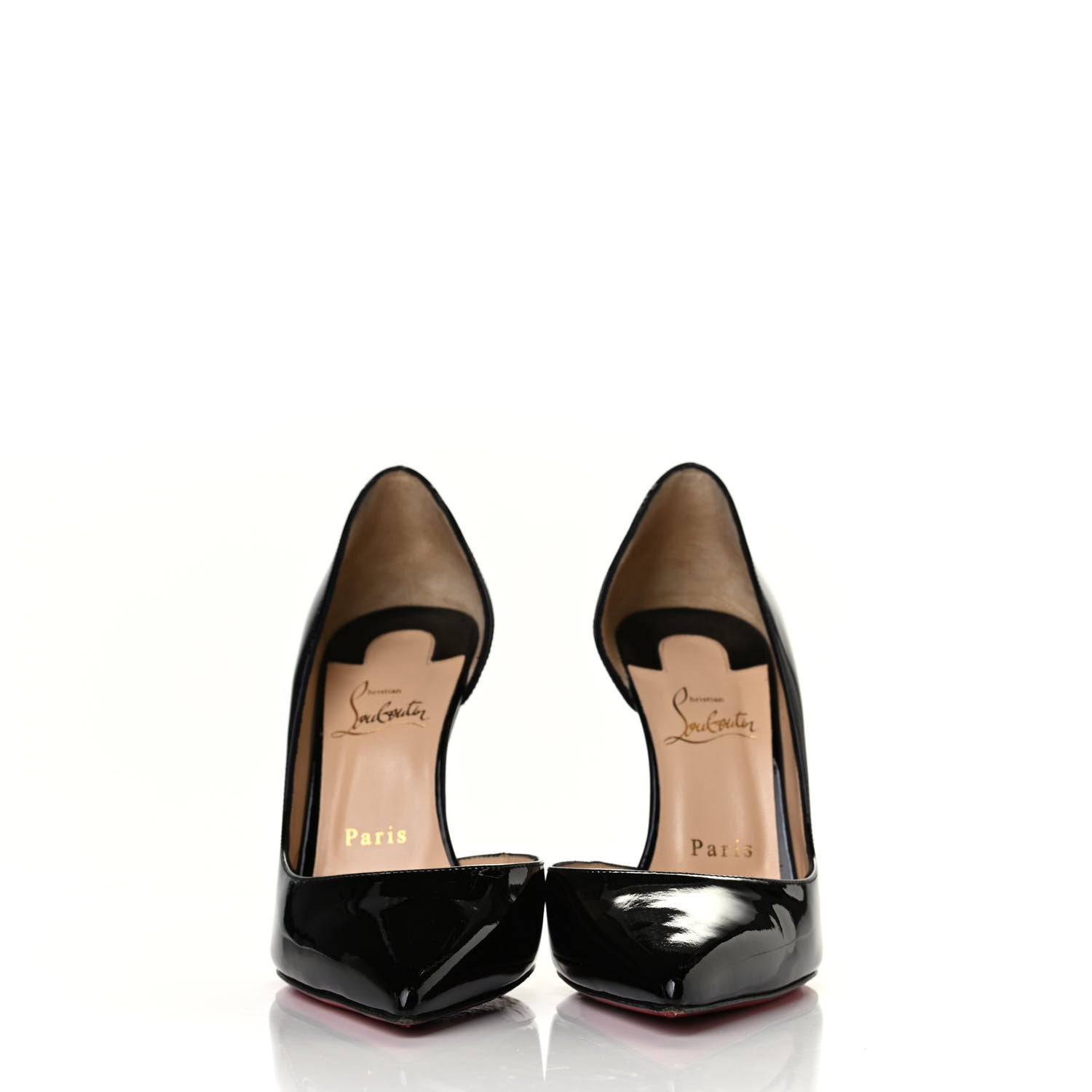 Christian Louboutin Patent Iriza 100 Pumps 39 Black 2 of 8