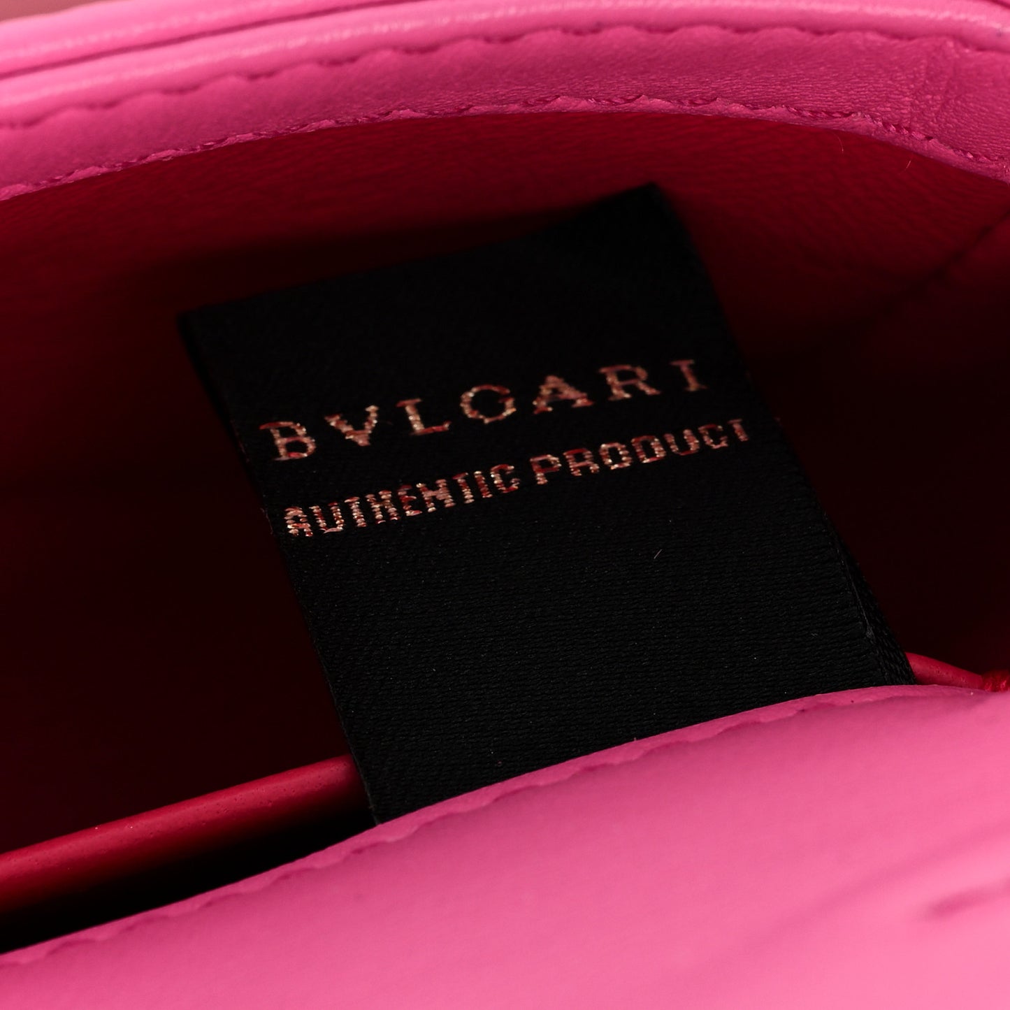 Calfskin Serpenti Cabochon Micro Bag Pink