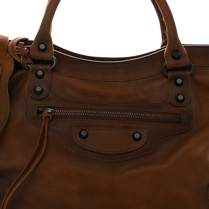 Balenciaga Arena Goatskin Classic Hardware Medium Le City Caramel 9 of 12