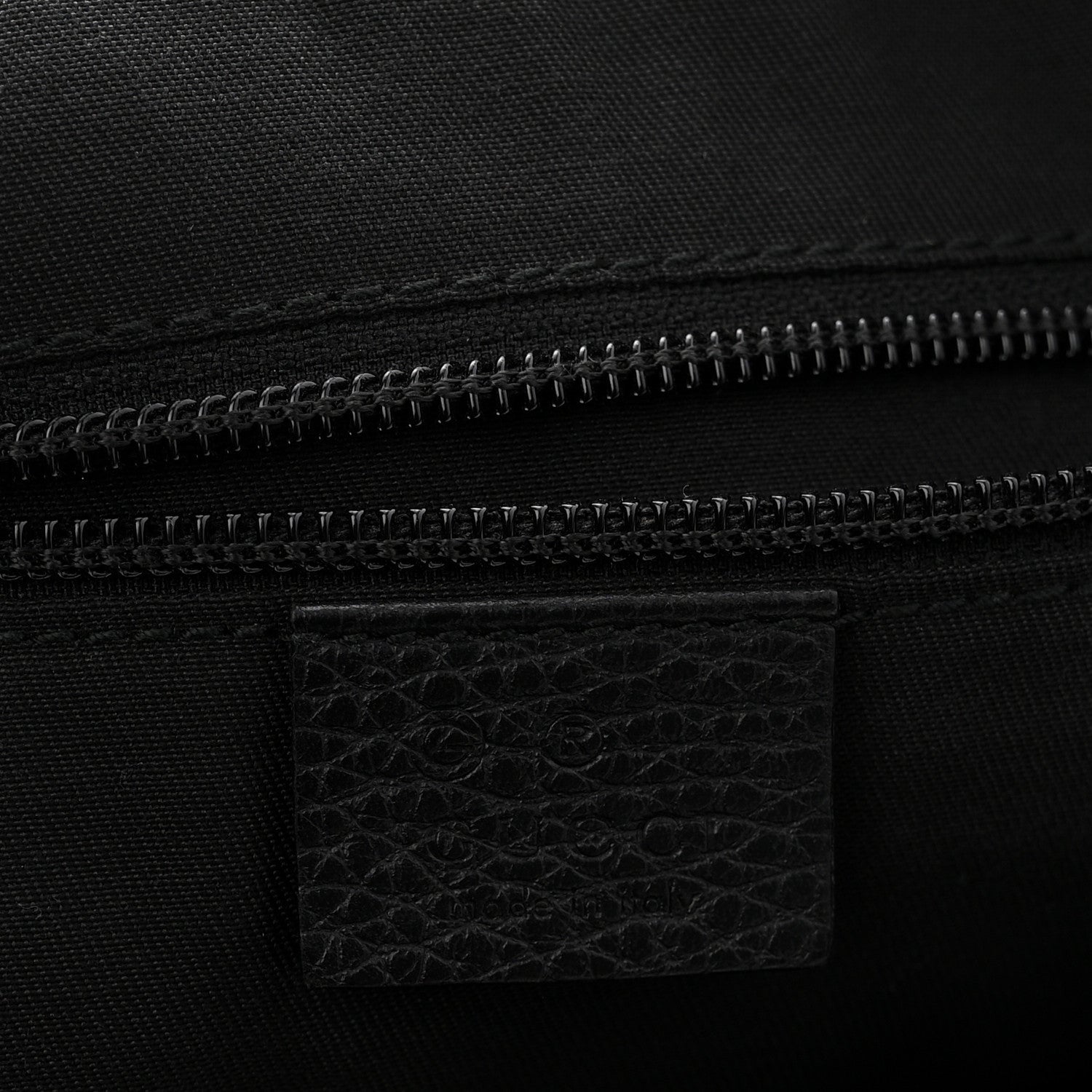 Gucci Denim Monogram Flat Messenger Bag  Black 7 of 13