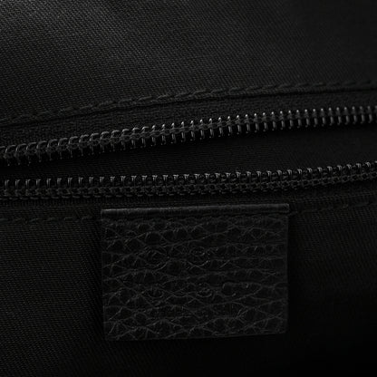 Gucci Denim Monogram Flat Messenger Bag  Black 7 of 13