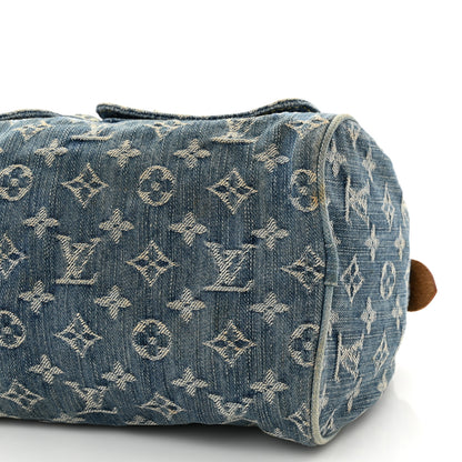 Louis Vuitton Monogram Denim Neo Speedy Blue 9 of 11