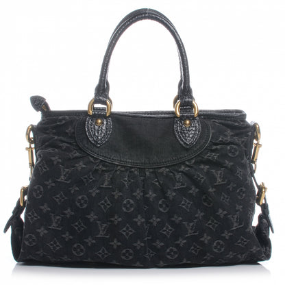Louis Vuitton Denim Neo Cabby MM Black 1 of 8