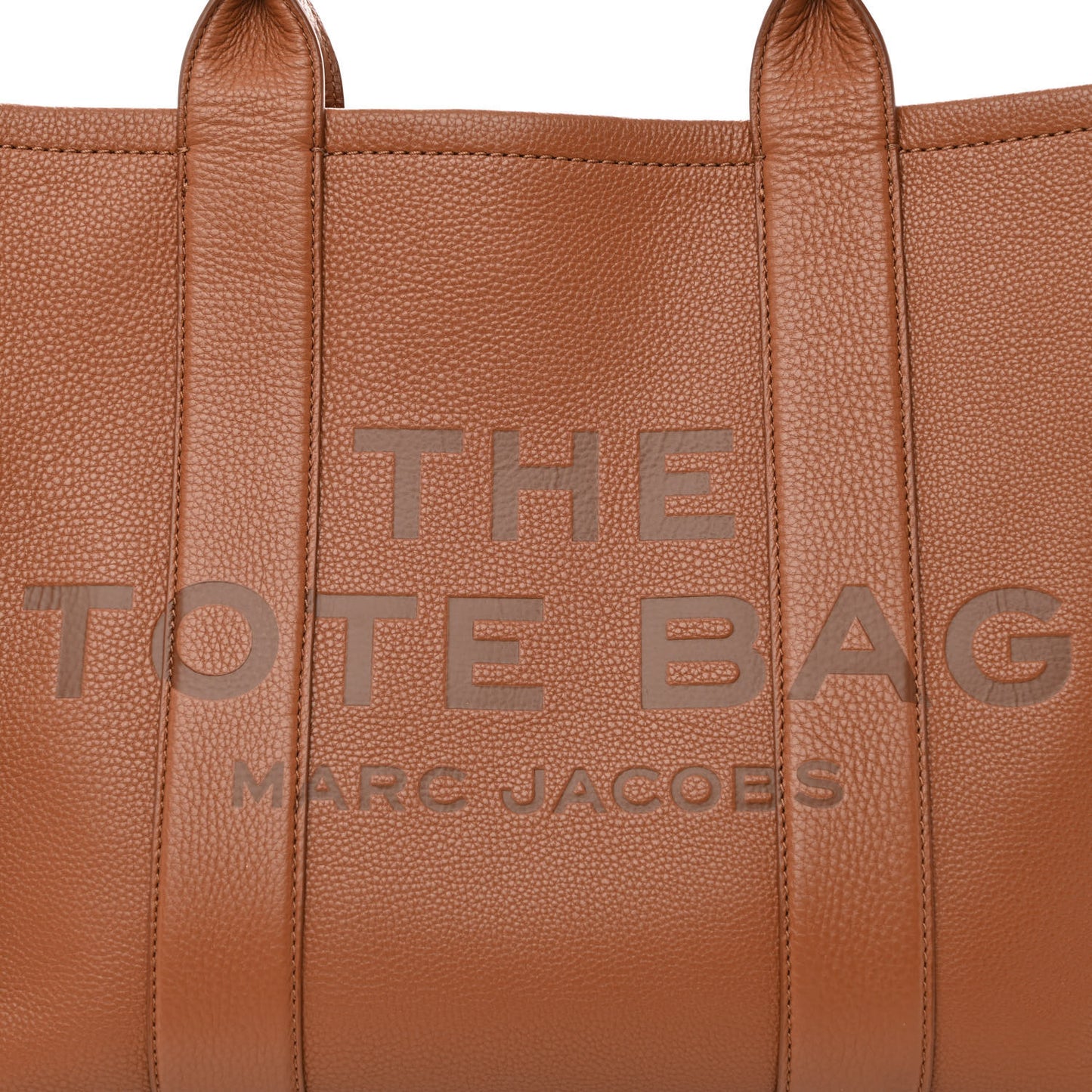 Grained Calfskin Large The Tote Bag Argan Oil