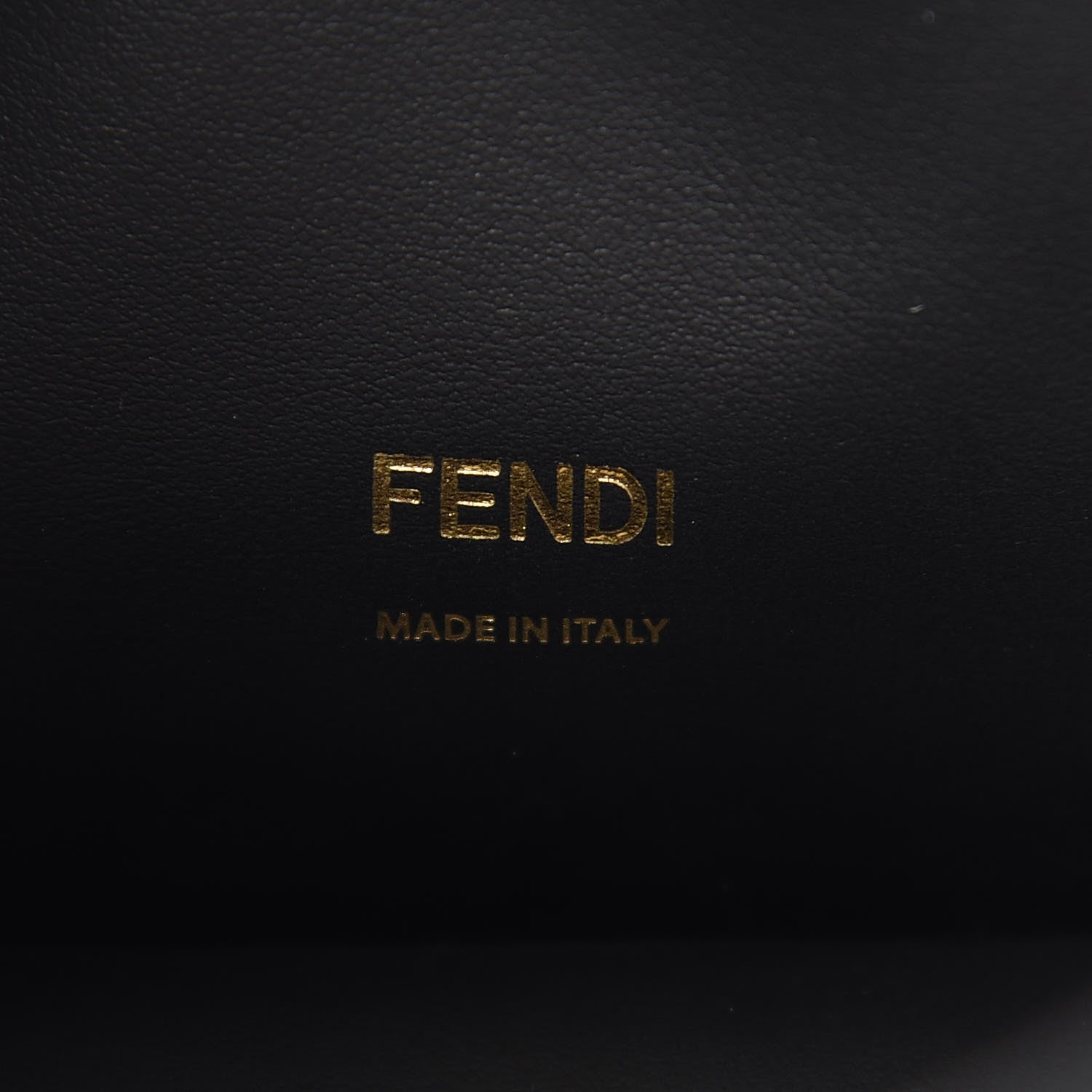 Fendi TPU FF Vitello Century F is Fendi Kan I Shoulder Bag Black 6 of 9