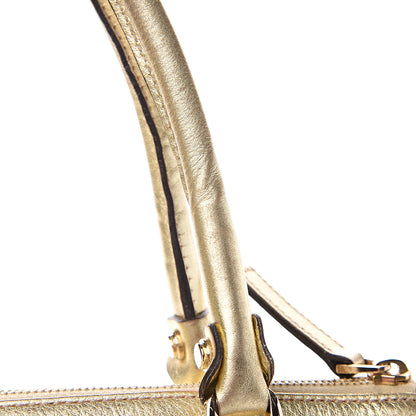 Gucci Monogram D Gold Tote Metallic Gold 10 of 11