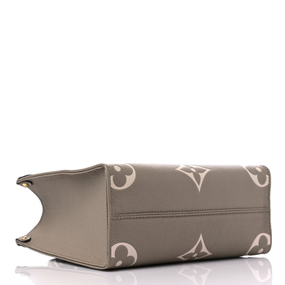 Louis Vuitton Empreinte Monogram Giant Onthego PM Tourterelle Creme 4 of 9