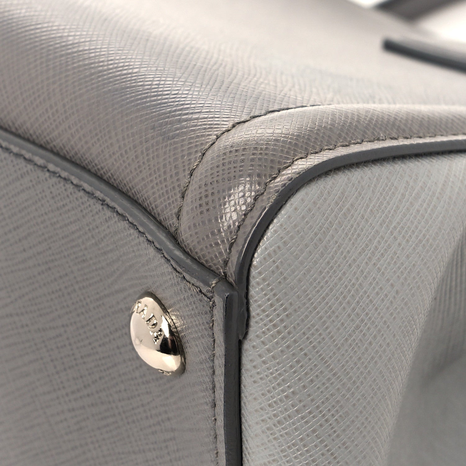 Prada Saffiano Lux 2way Tote Marmo Nube 11 of 12