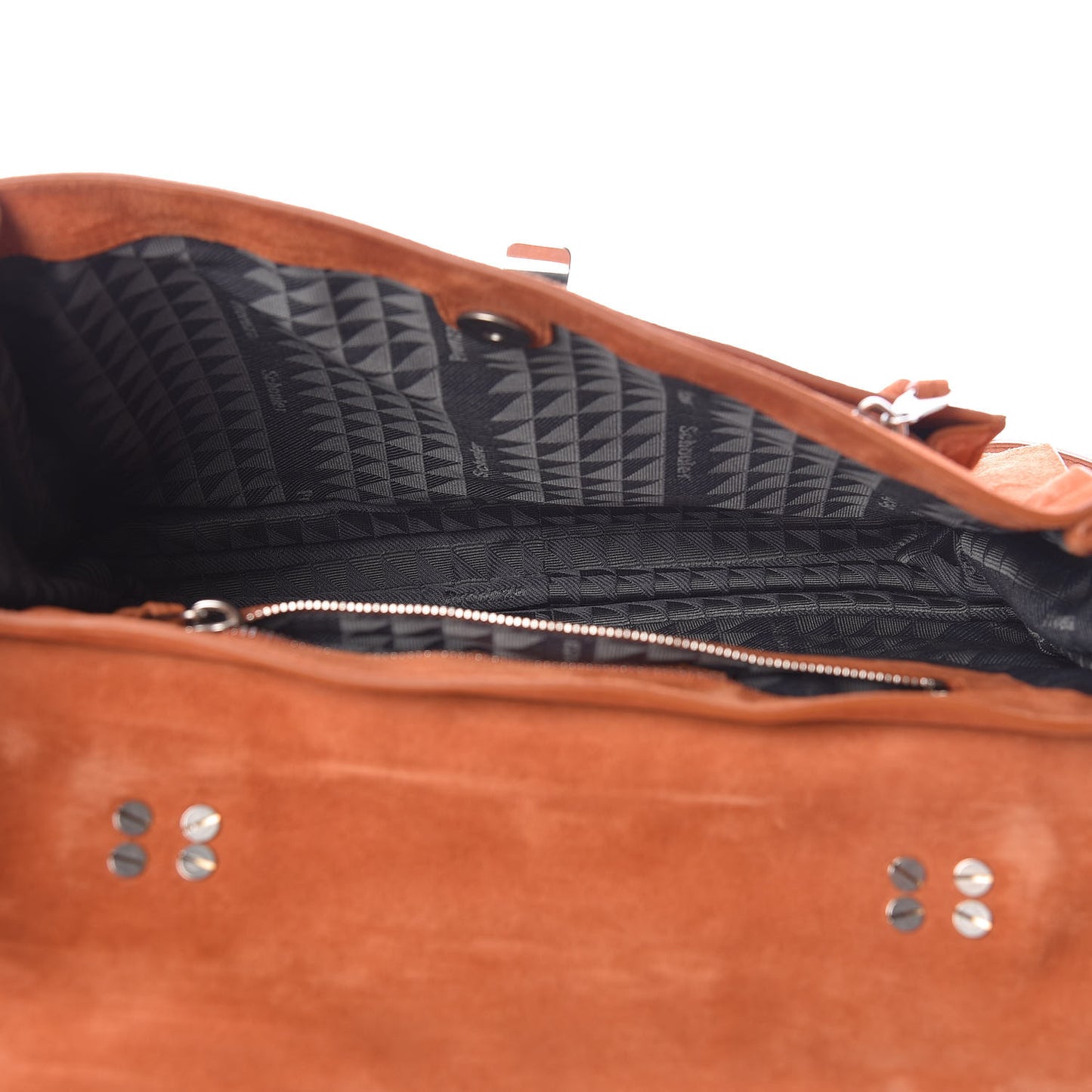 Suede PS1 Medium Satchel Red Clay