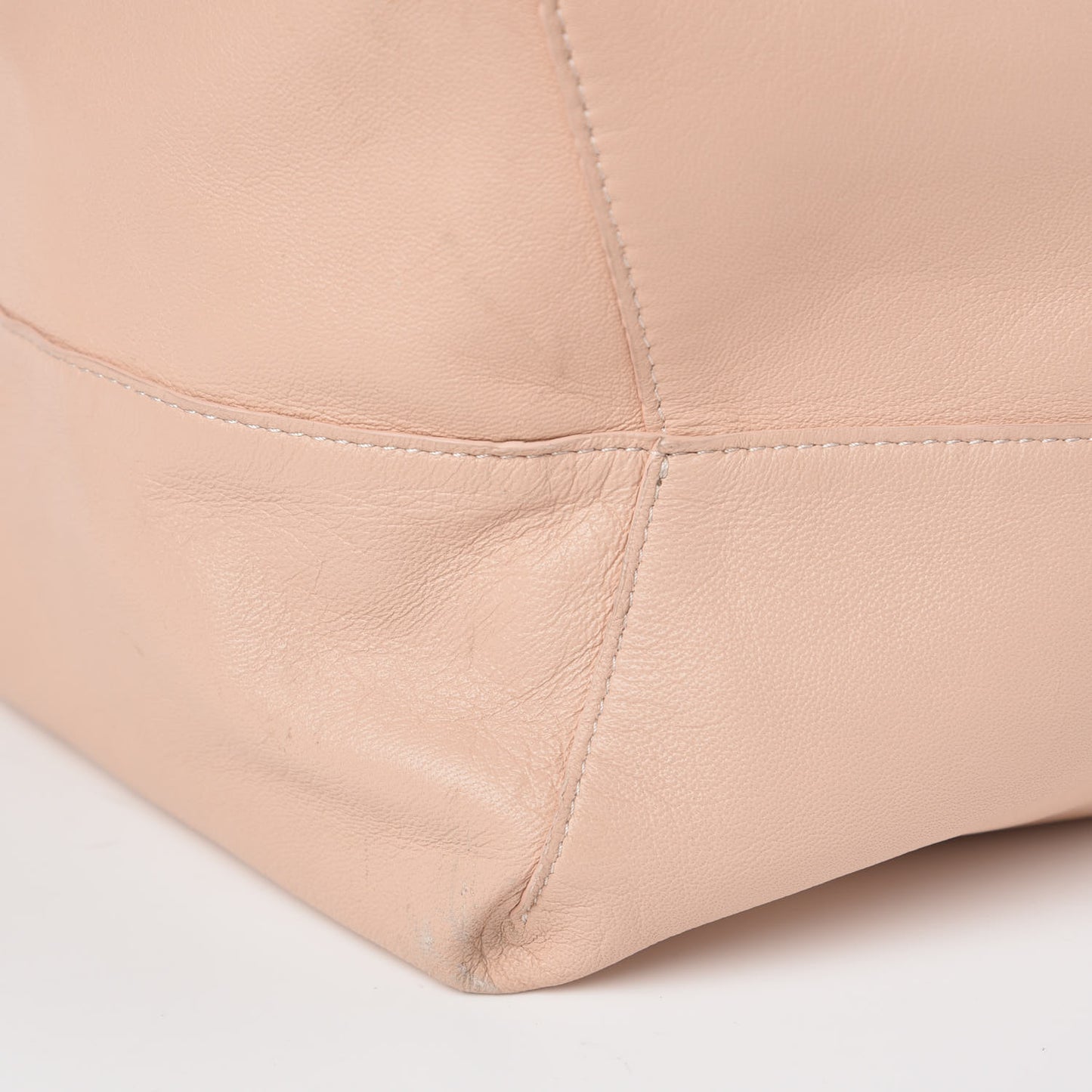 Lambskin Oversized Tote Rosa