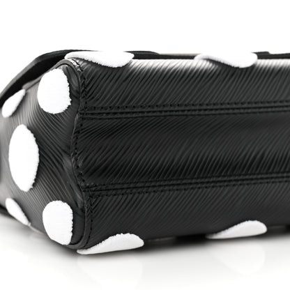 Louis Vuitton Epi Polka Dots Twist Shoulder Bag PM White Black 9 of 10