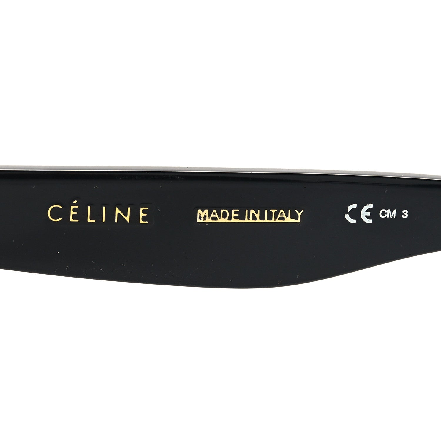 Celine Acetate Kim Sunglasses CL 41444/S Black 5 of 6