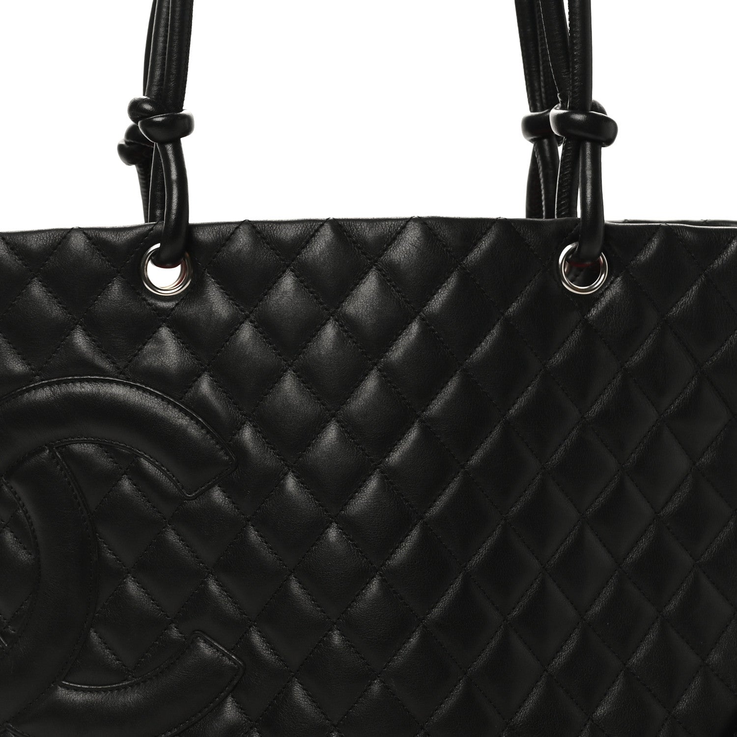 Chanel Calfskin Quilted Large Cambon Tote Black 8 of 10