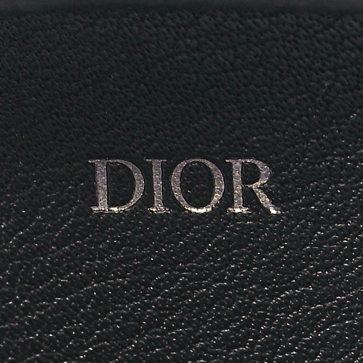 Christian Dior Lambskin Vertical Wallet On Strap Black 6 of 12