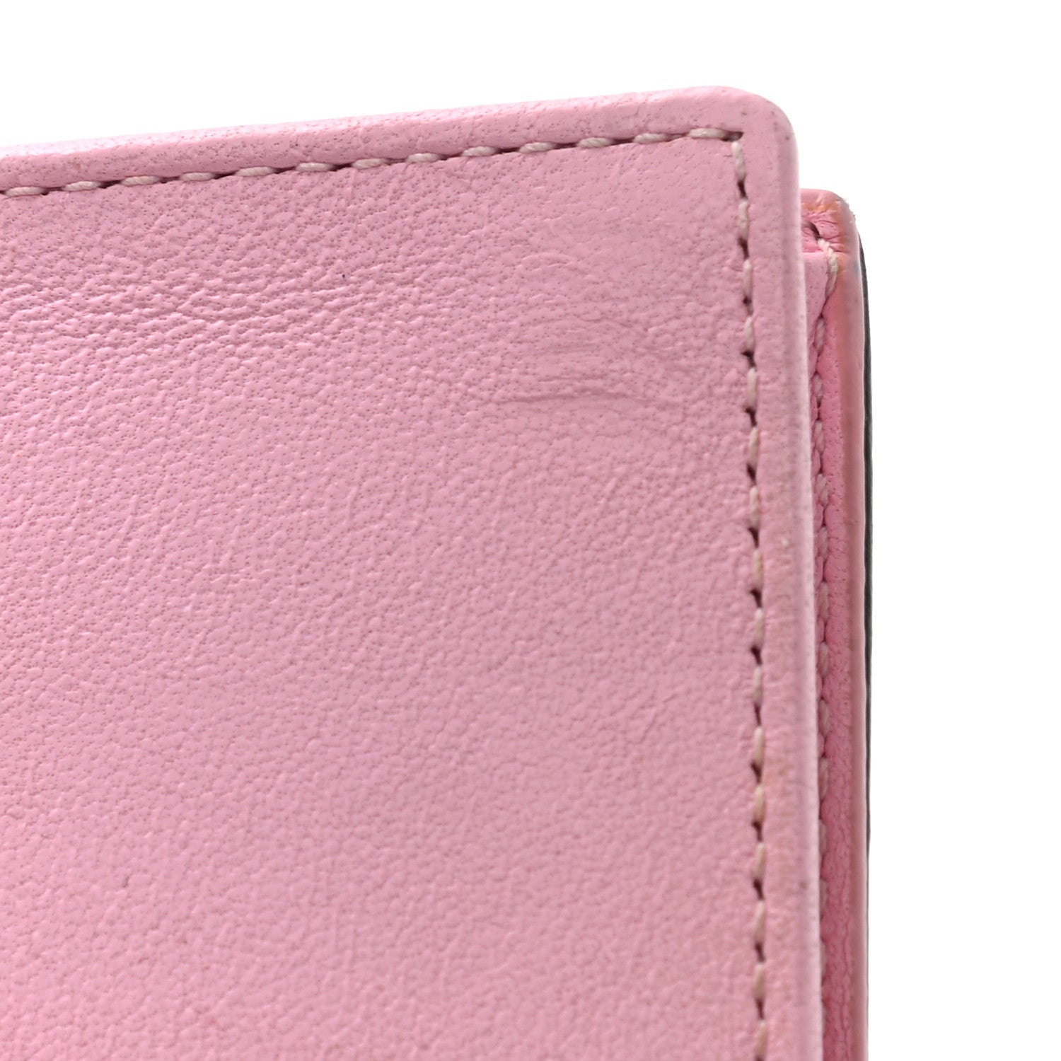 Christian Dior Lambskin Cannage Bi-Color Small Lady Dior Flap Card Holder Black Pink 10 of 19