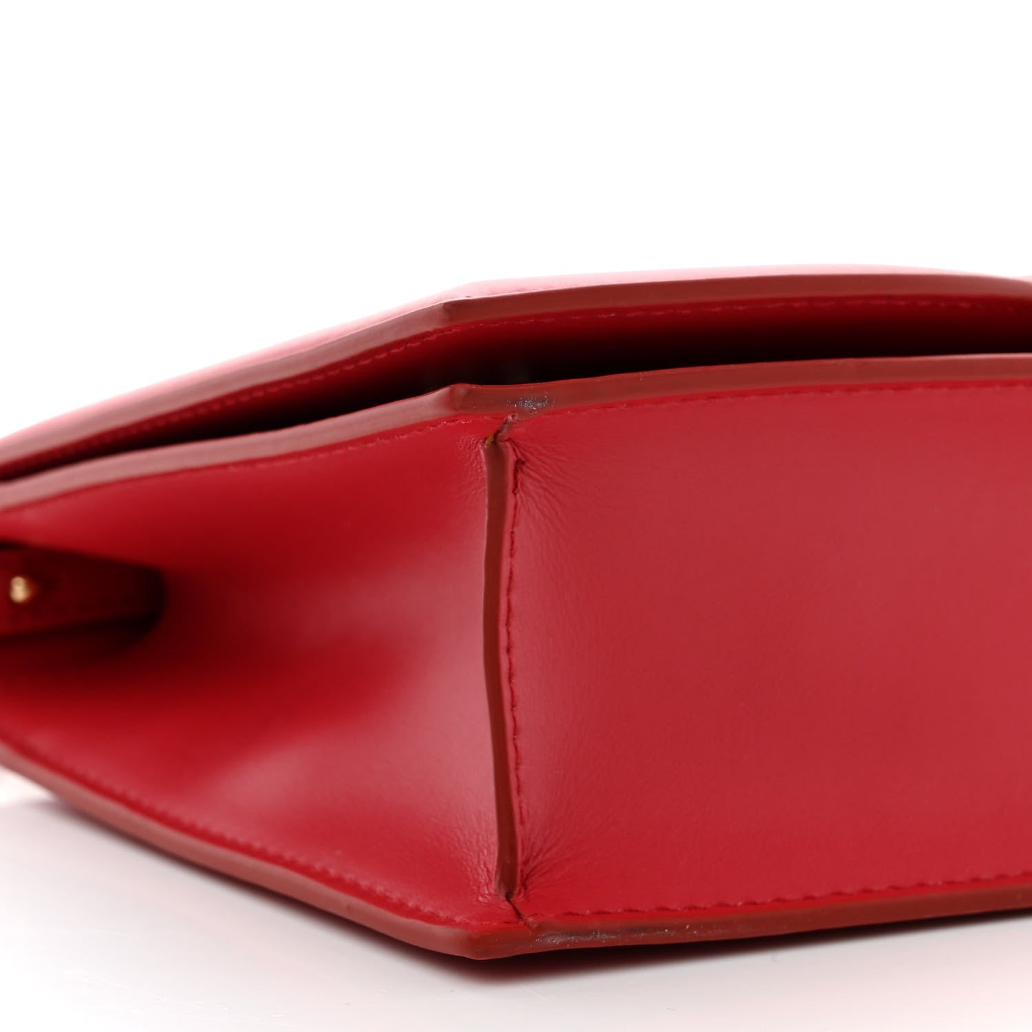 Dolce & Gabbana Calfskin DG Logo Flap Crossbody Bag Red 9 of 10