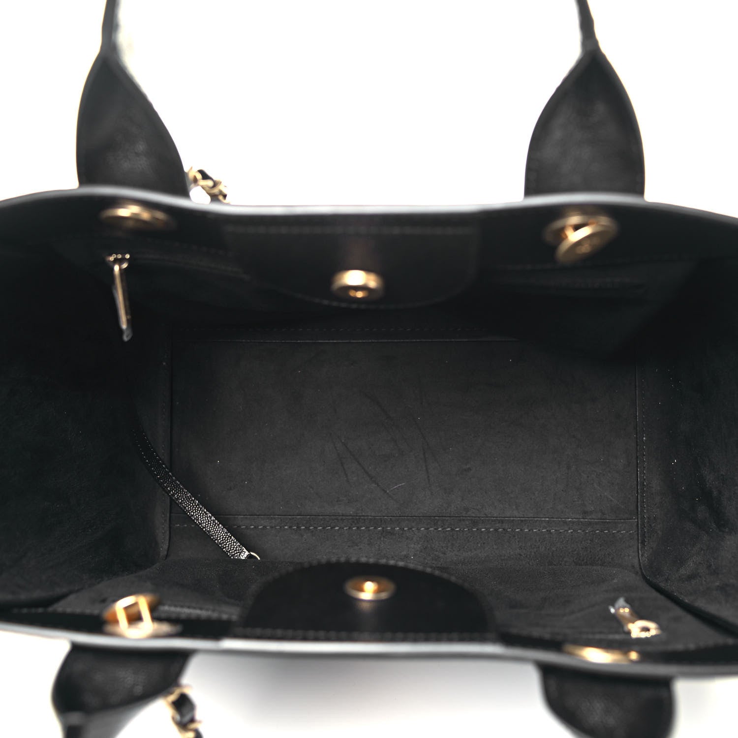 Chanel Caviar Small Studded Deauville Tote Black 9 of 11