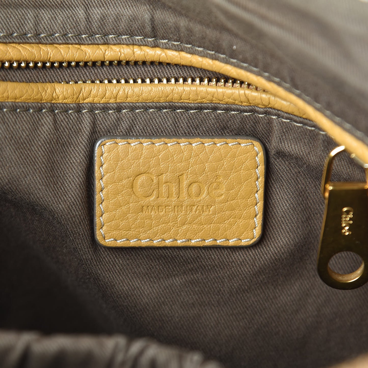 Calfskin Medium Marcie Satchel Curry Yellow