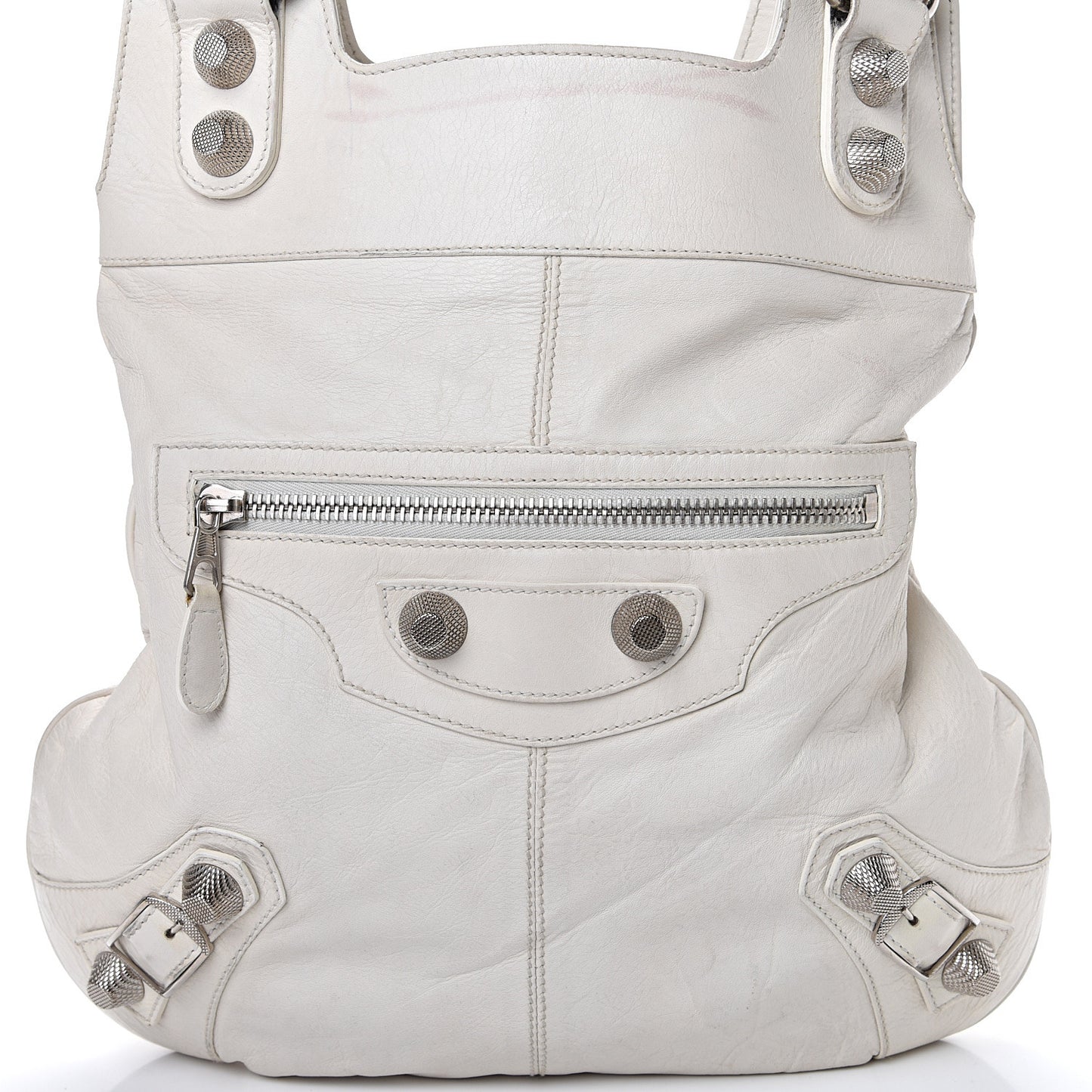 Agneau Giant 21 Silver Hardware Slim Hobo
