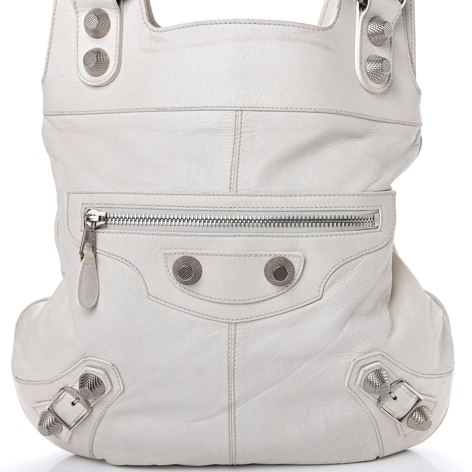 Balenciaga Agneau Giant 21 Silver Hardware Slim Hobo 7 of 18