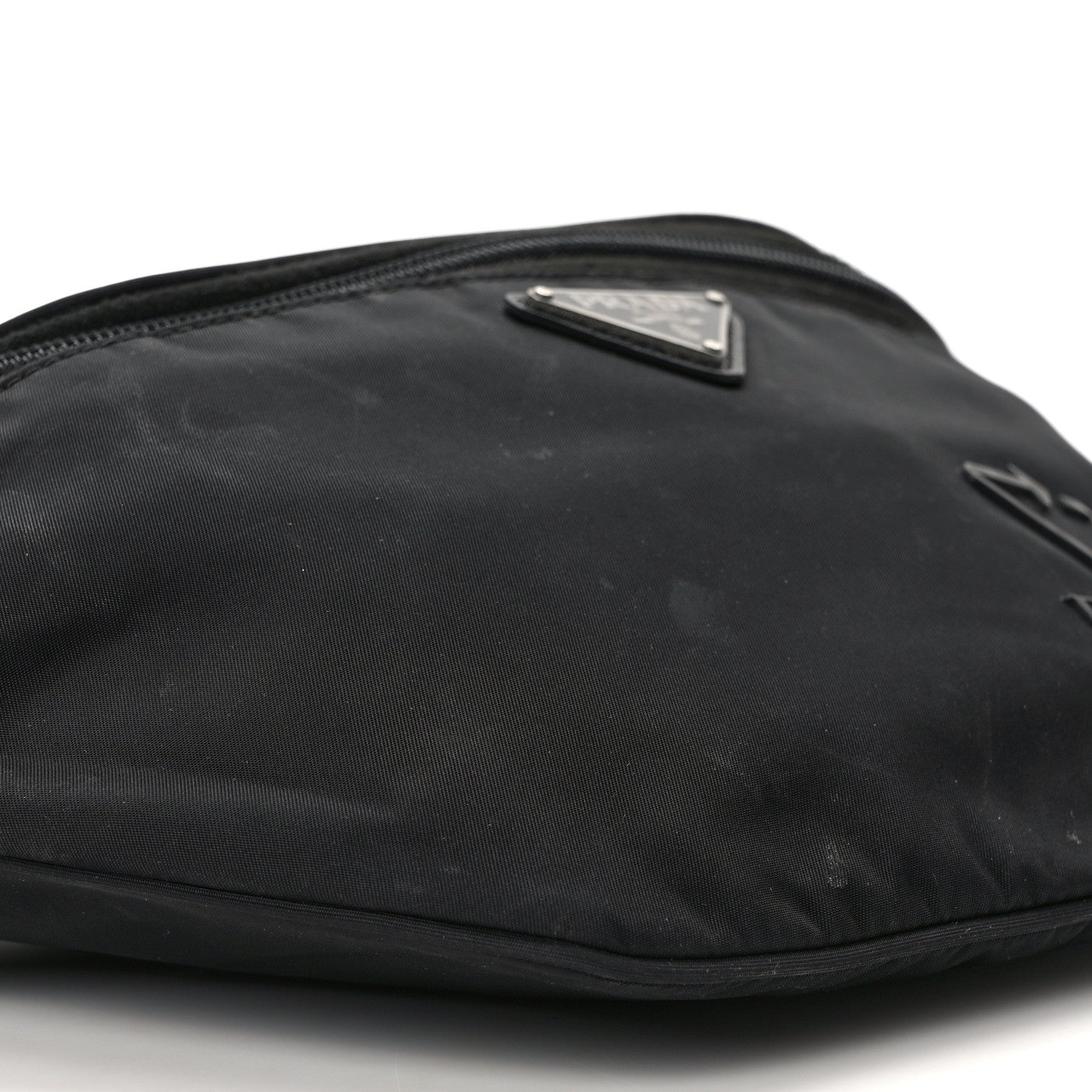 Prada Tessuto Re-Nylon Saffiano Belt Bag Black 8 of 10