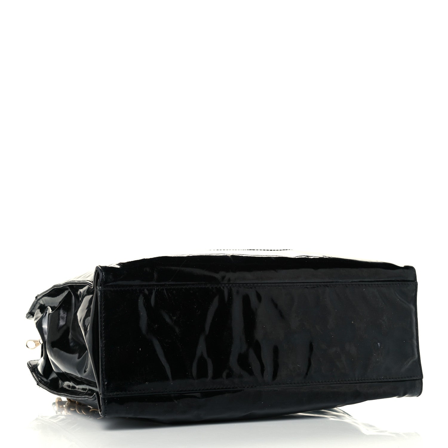Chanel Patent CC Shoulder Bag Black 4 of 10
