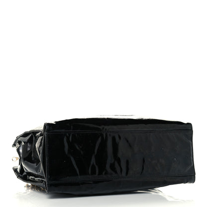 Chanel Patent CC Shoulder Bag Black 4 of 10