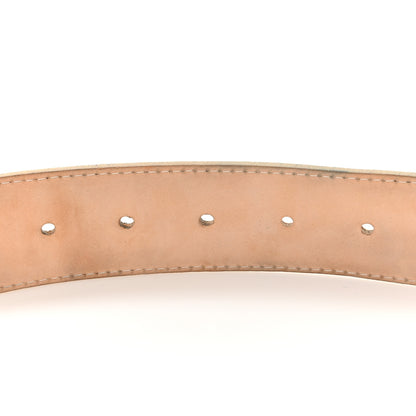 Louis Vuitton Damier Azur LV Initiales Belt 85 34 6 of 10