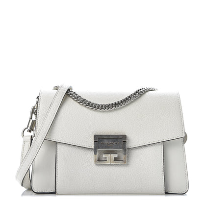 Givenchy Goatskin Small GV3 Shoulder Bag White 1 of 8