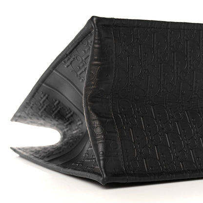 Christian Dior Oblique Calfskin Embossed Book Tote Black 8 of 9