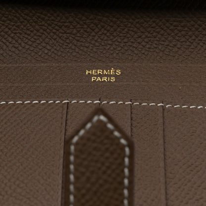 Hermes Epsom Bearn Compact Wallet Etoupe 6 of 8