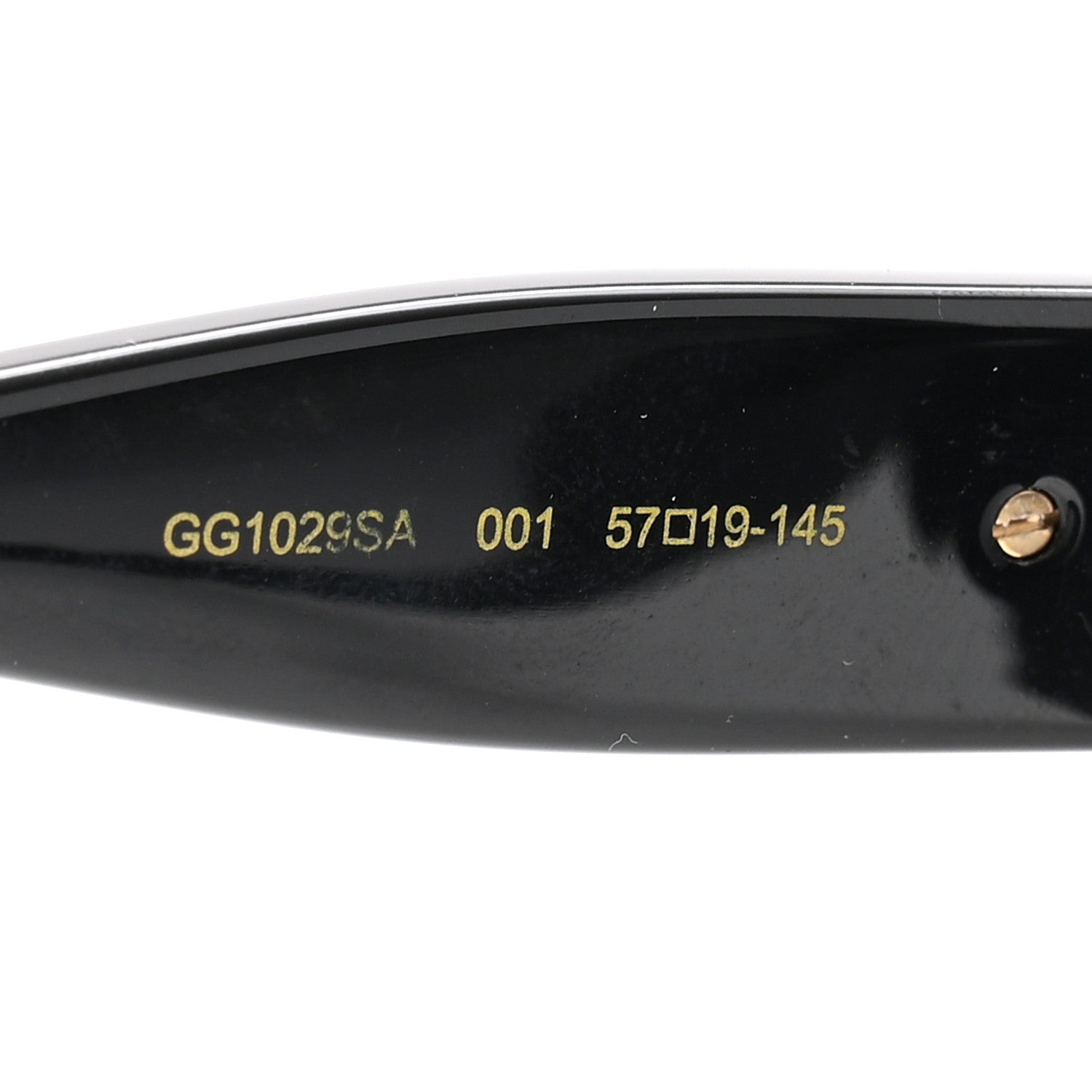 Gucci Acetate Square Frame GG1029SA Sunglasses Black 6 of 8