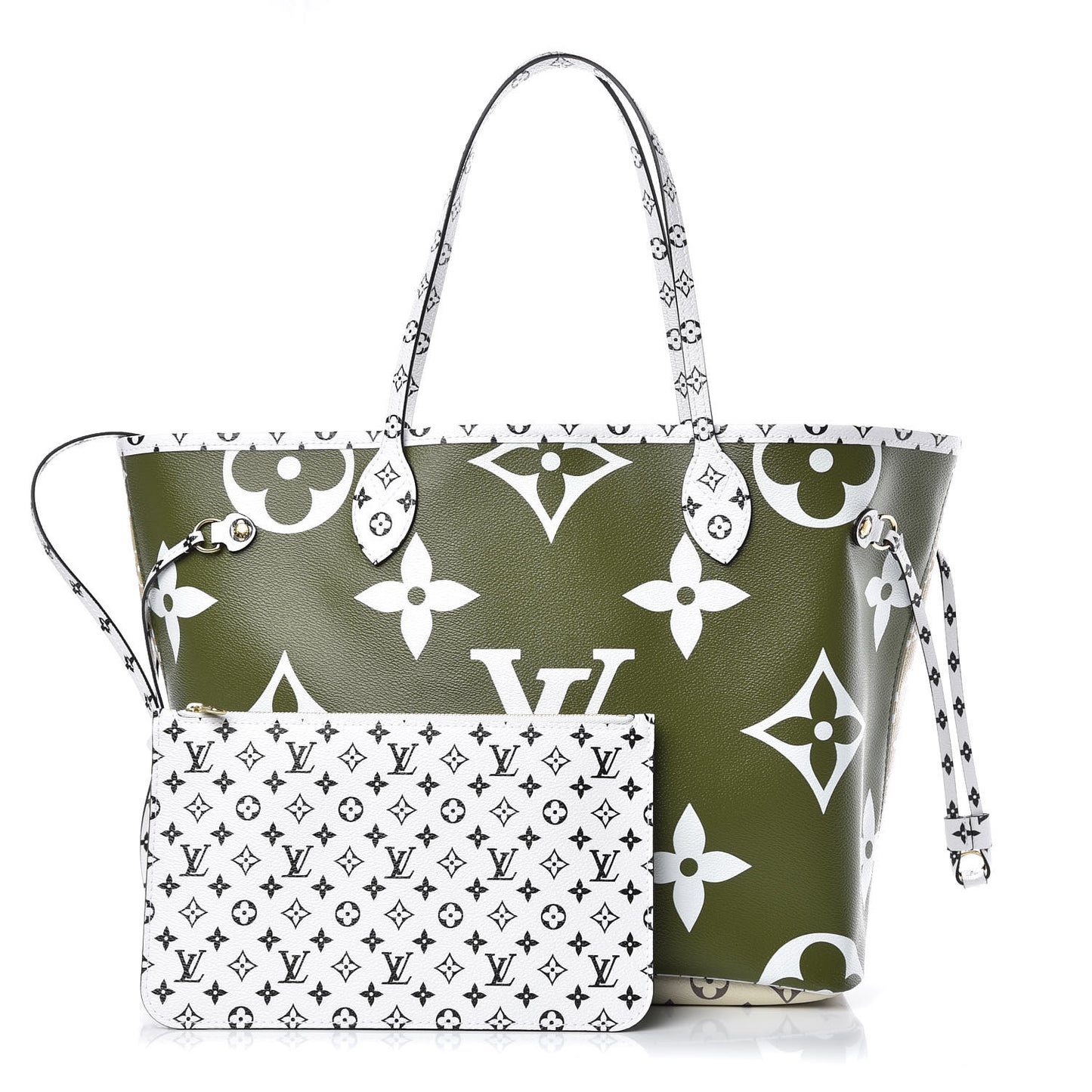 Monogram Giant Neverfull MM Kaki
