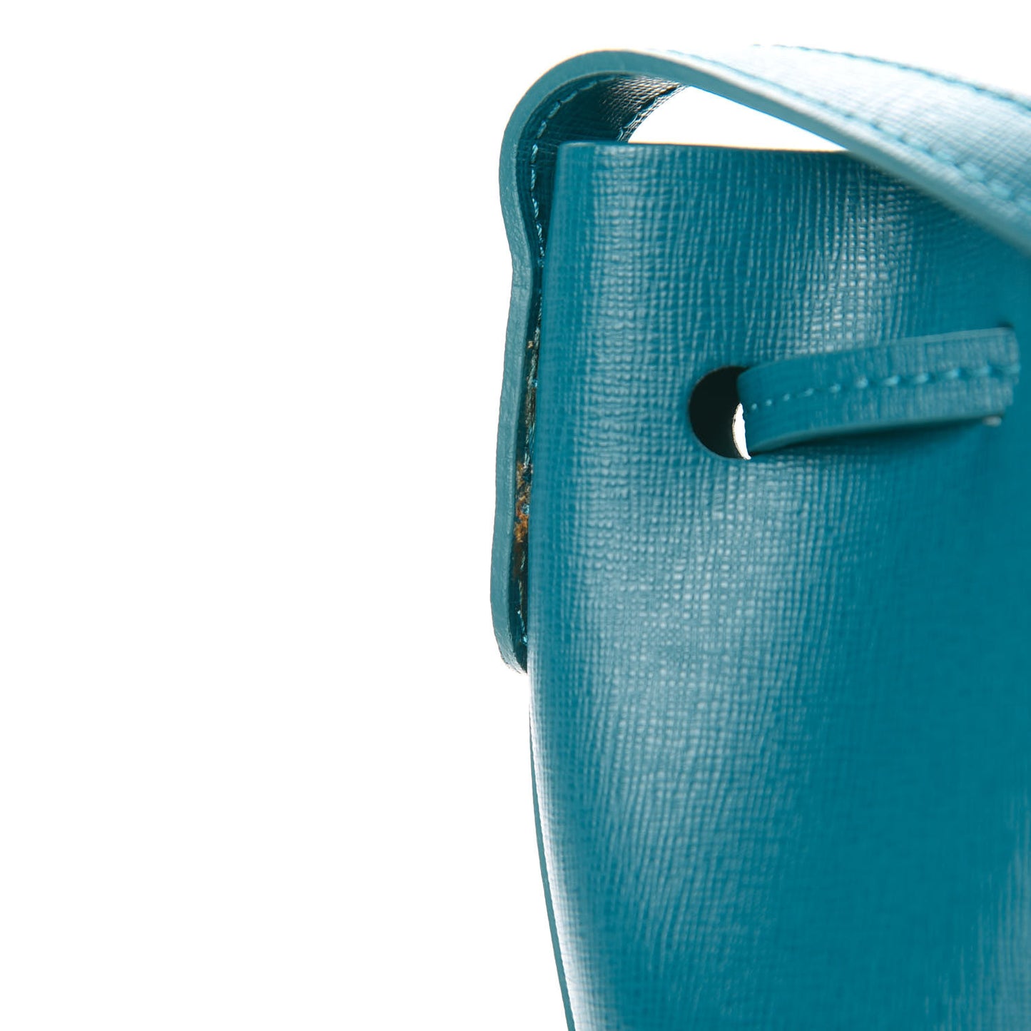 Saffiano Mini Mini Bucket Bag Teal