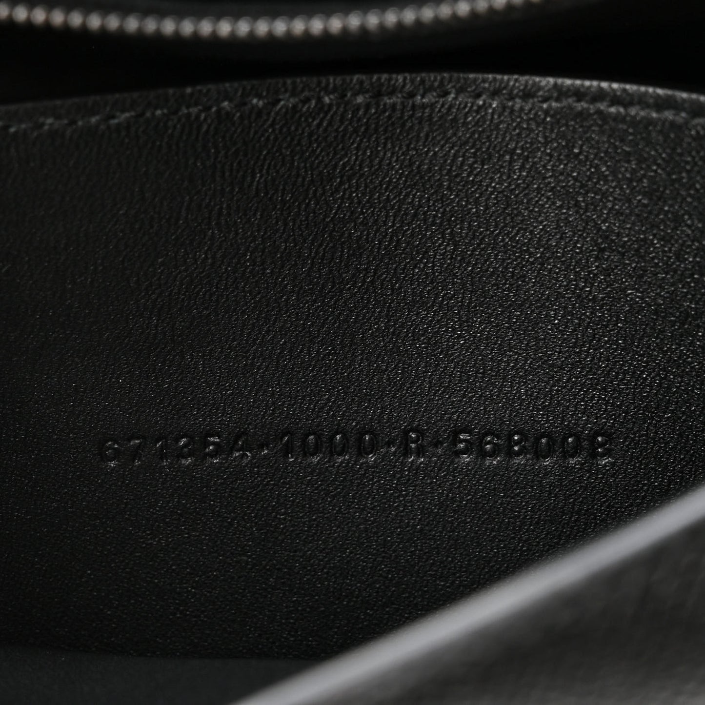 Grained Calfskin Monochrome M Downtown Shoulder Bag Black