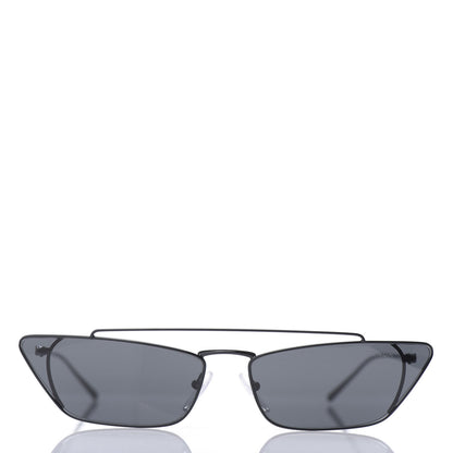 Prada Cat Eye Sunglasses SPR 64U Black 2 of 7