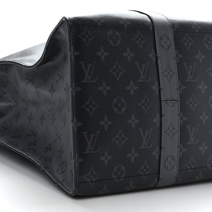 Louis Vuitton Monogram Eclipse Cabas Zippe GM Black 10 of 10