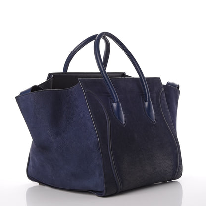Celine Nubuck Medium Phantom Luggage Midnight 3 of 20