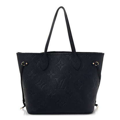 Louis Vuitton Empreinte Monogram Giant Neverfull MM Navy 1 of 10