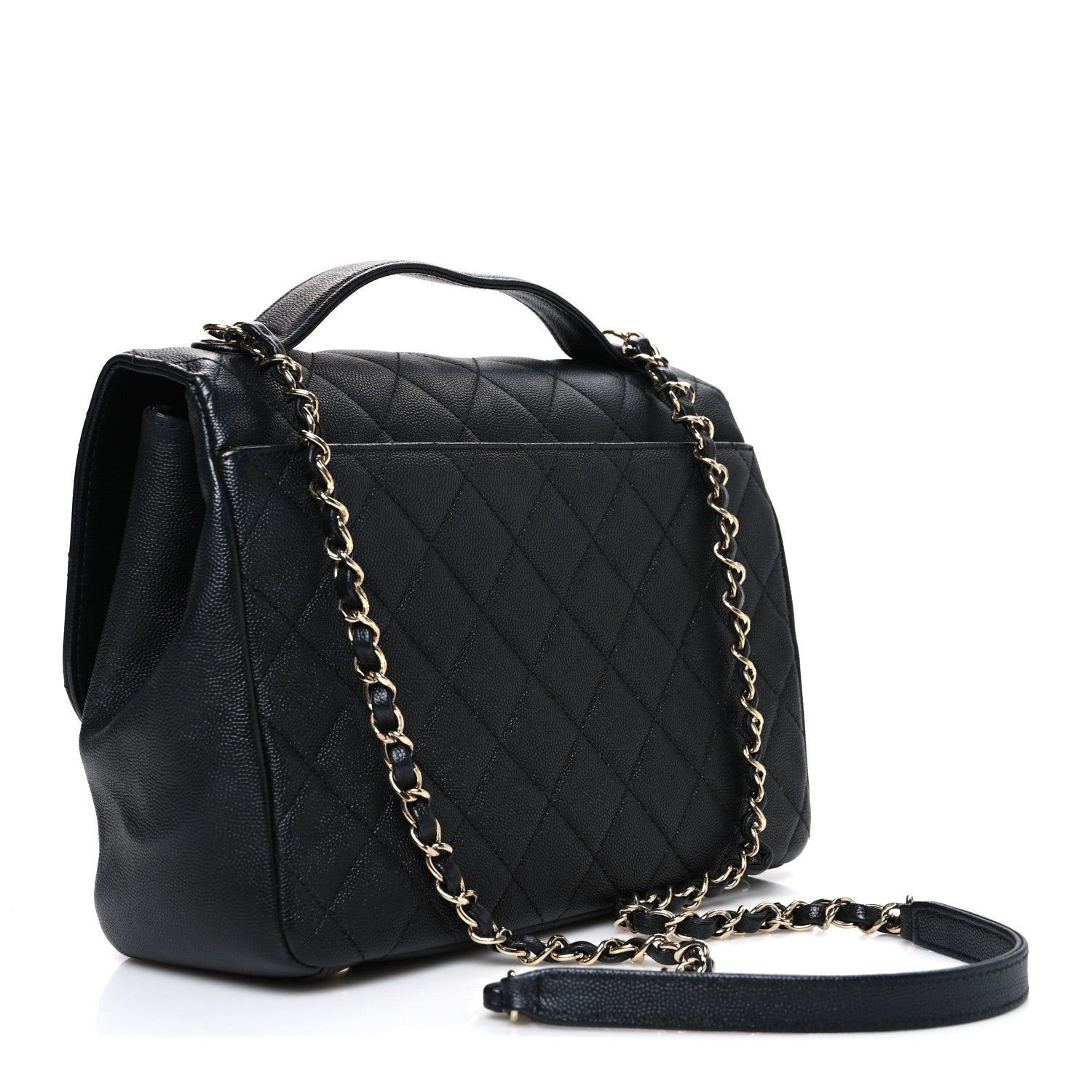 Chanel Caviar Quilted Large Business Affinity Flap Black 3 of 10