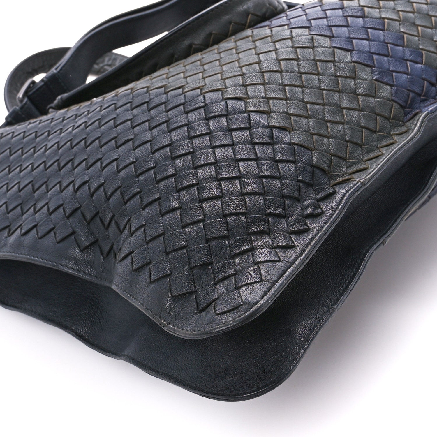 Bottega Veneta Intrecciato Briefcase Blue Gray 12 of 13