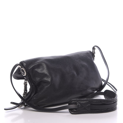 Jimmy Choo Lambskin Small Biker Hobo Black 3 of 11