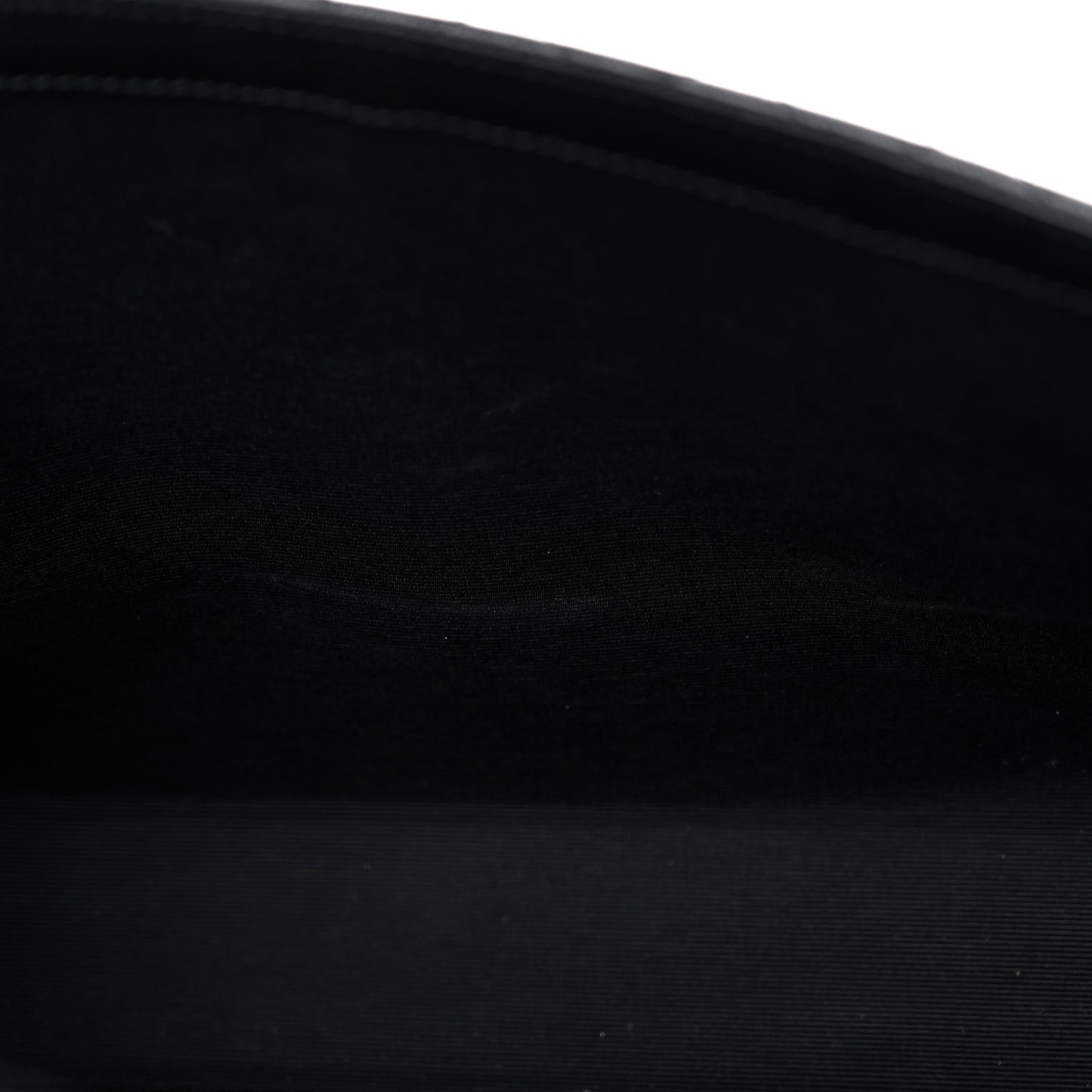 Grain De Poudre Textured Mixed Matelasse Large Triquilt Monogram Monochrome Satchel Black