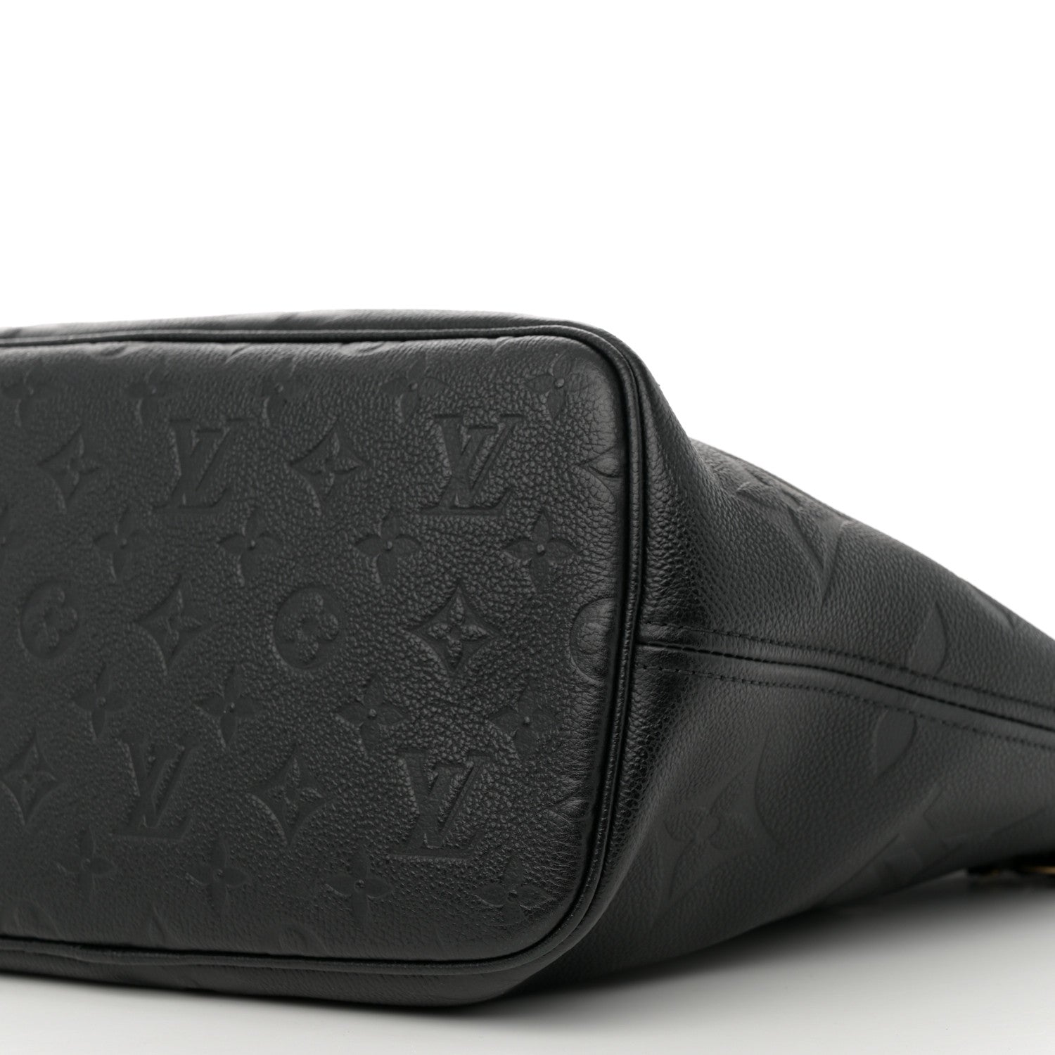 Louis Vuitton Empreinte Monogram Giant Neverfull MM Black 9 of 13