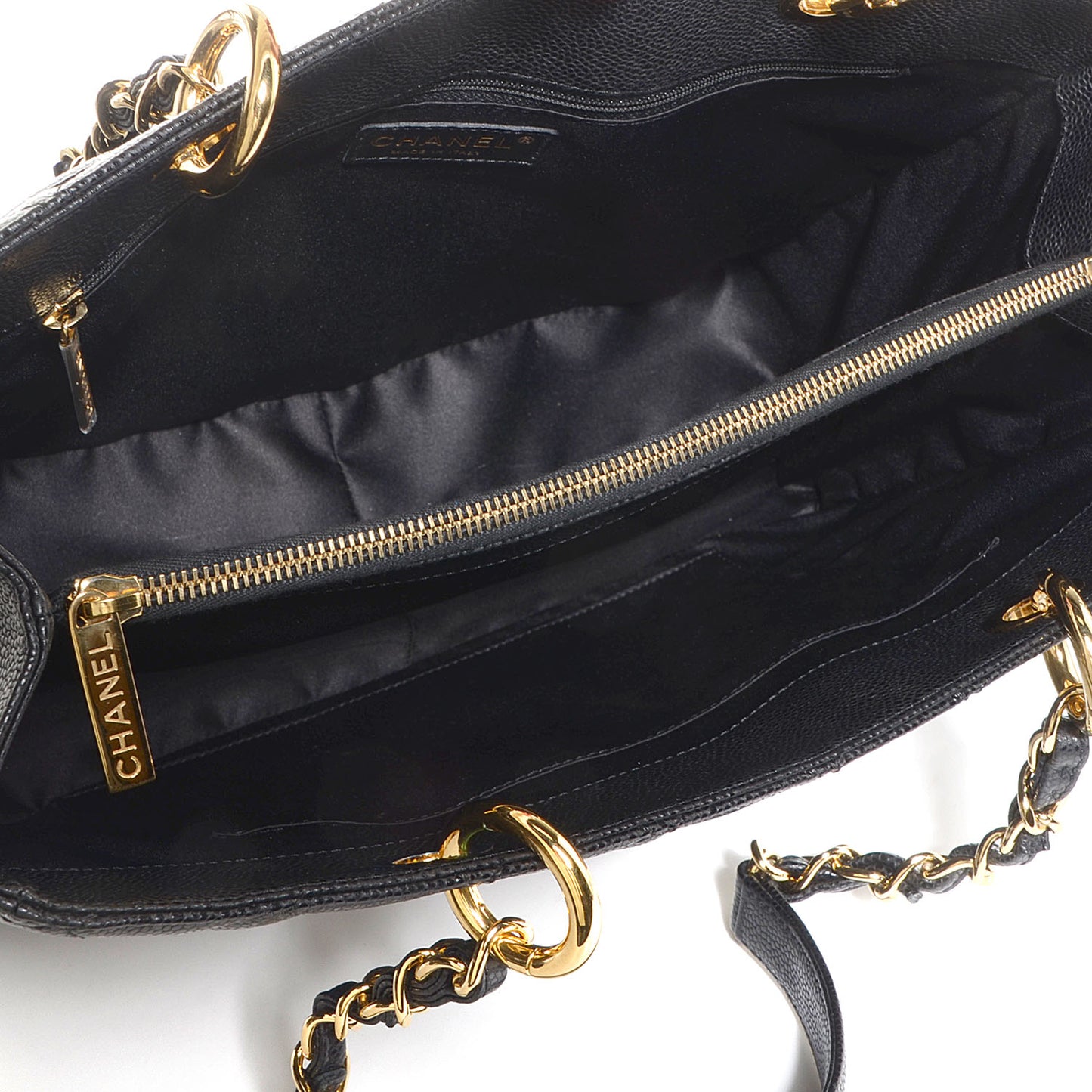 Caviar Grand Shopping Tote GST Black