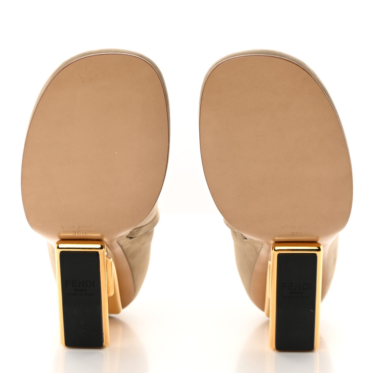 Nubuck Fendi First 95mm Ankle Boots 38.5 Roger