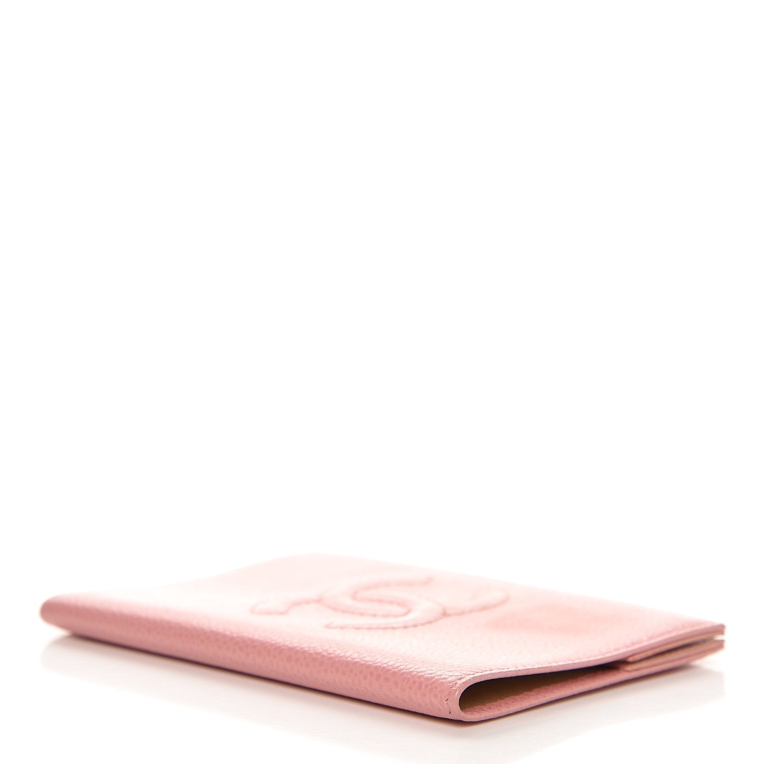 Chanel Caviar CC Passport Holder Pink 4 of 9