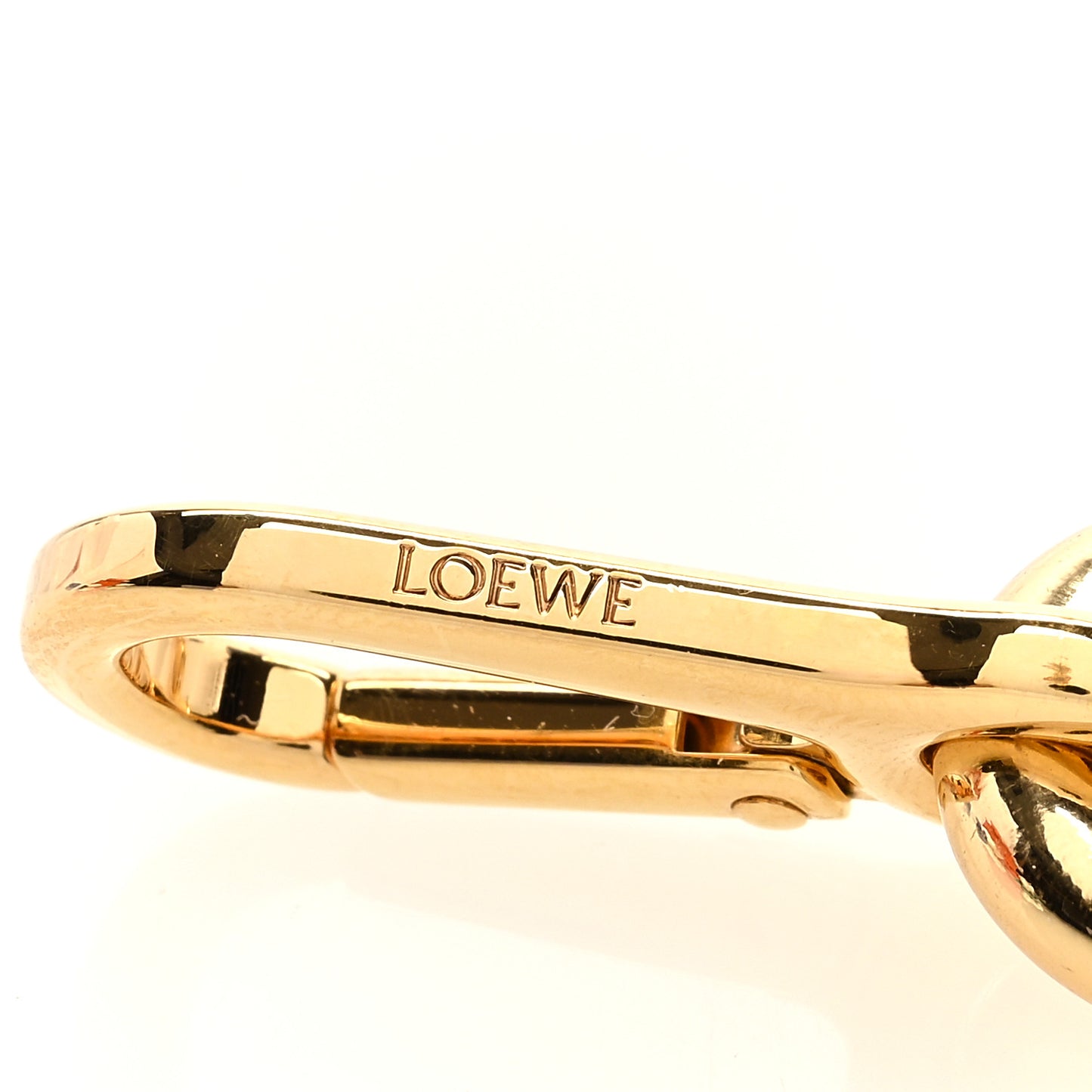 Brass Donut Chain Shoulder Strap Gold