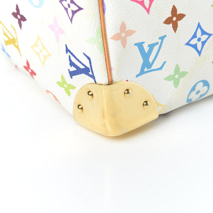 Louis Vuitton Monogram Multicolor Speedy 30 White 9 of 14